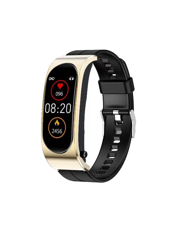 2-in-1 Bluetooth Ear Smart Bracelet: Step, Heart Rate, Blood Pressure, Sleep Monitoring, Phone Smart Bracelet - Image 1